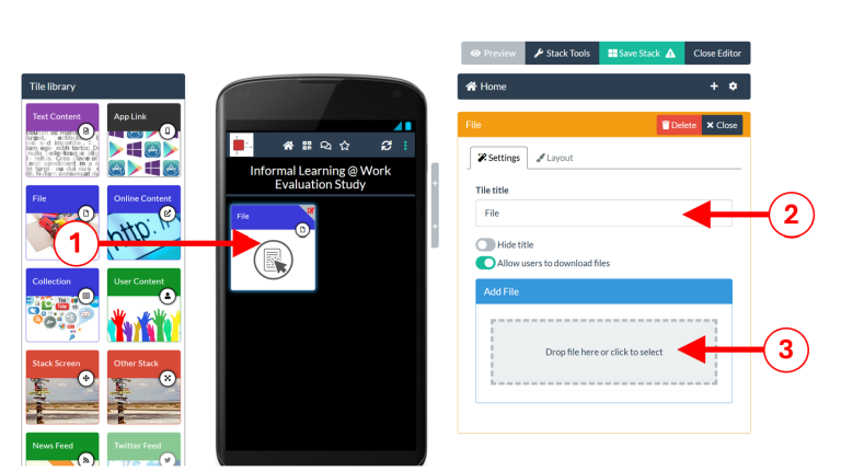 How to add a video to your stack – Learning Toolbox Support