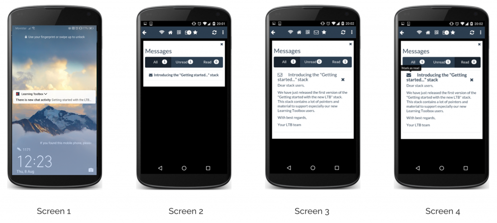 LTB App: Message board and stack chat – Learning Toolbox Support