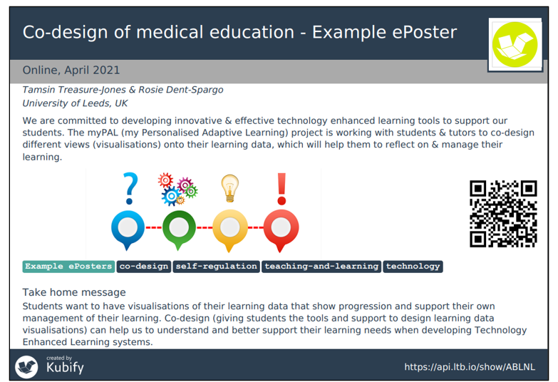 An example summary poster